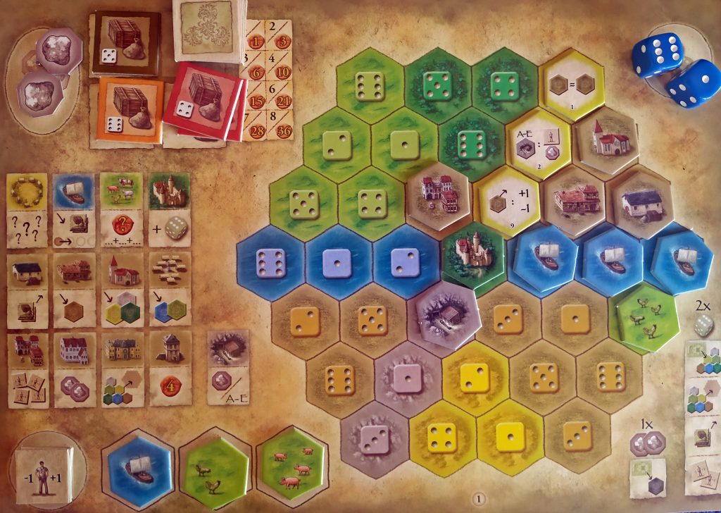 Regras - Como se Joga? - Com se faz o Setup? - Em Português - The Castles  of Burgundy - Board Game 