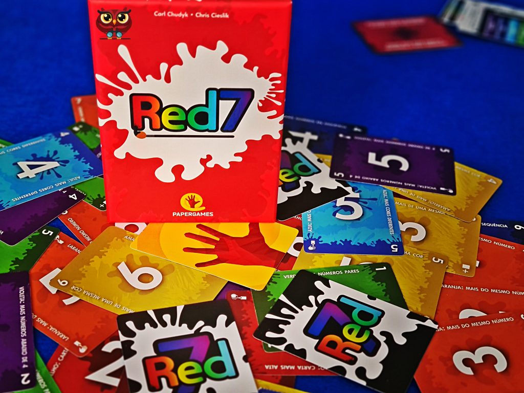 Red 7 Nova Edição Jogo de Cartas PaperGames J002 - Paper Games